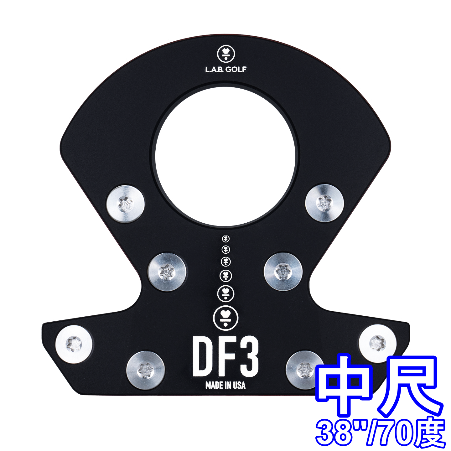 中尺パターDF3 Counter Balanced■38インチ/ライ角70度■ACCRAシャフト装着■RH(右利き)のみ■黒/青ヘッド■日本限定ストックモデル