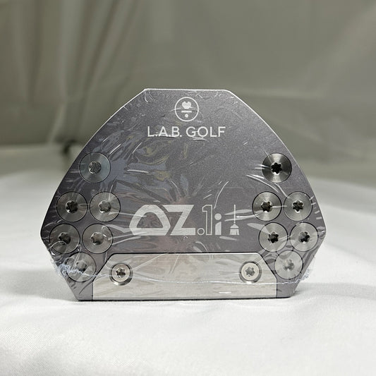 【アウトレット】OZ.1i長尺パター■Nランク／RH／ACCRA WHITEシャフト／灰色ヘッド／43.5インチ／ライ角79.5度／L.A.B. Split Gripグリップ／重め-0712