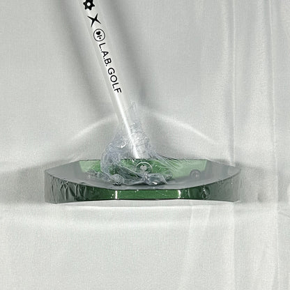 【アウトレット】OZ.1-iパター■Nランク／RH／GEARS WHITEシャフト／緑色ヘッド／35インチ／ライ角72度／PRESS PISTOL 2 Blackグリップ／重め-1435