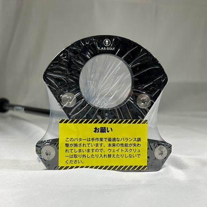 【アウトレット】DF3中尺カウンターバランスパター■Nランク／RH／黒色ヘッド／ACCRA BLACKシャフト／38インチ／ライ角70度／SuperStroke 17グリップ-2211