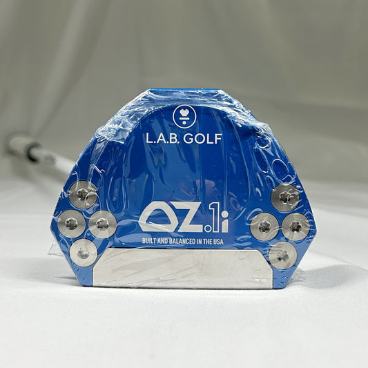 【アウトレット】OZ.1iパター■Nランク／RH／ACCRA WHITEシャフト／青色ヘッド／33.5インチ／ライ角67度／PRESS PISTOL 2 Whiteグリップ／重め-3430