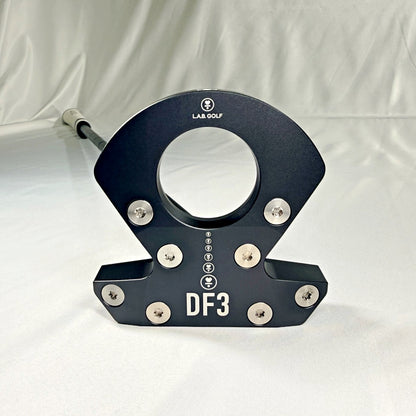 【アウトレット】DF3パター■Aランク／RH／ブラックヘッド／34インチ／ライ角69度／PRESS PISTOL 2 Whiteグリップ-7927