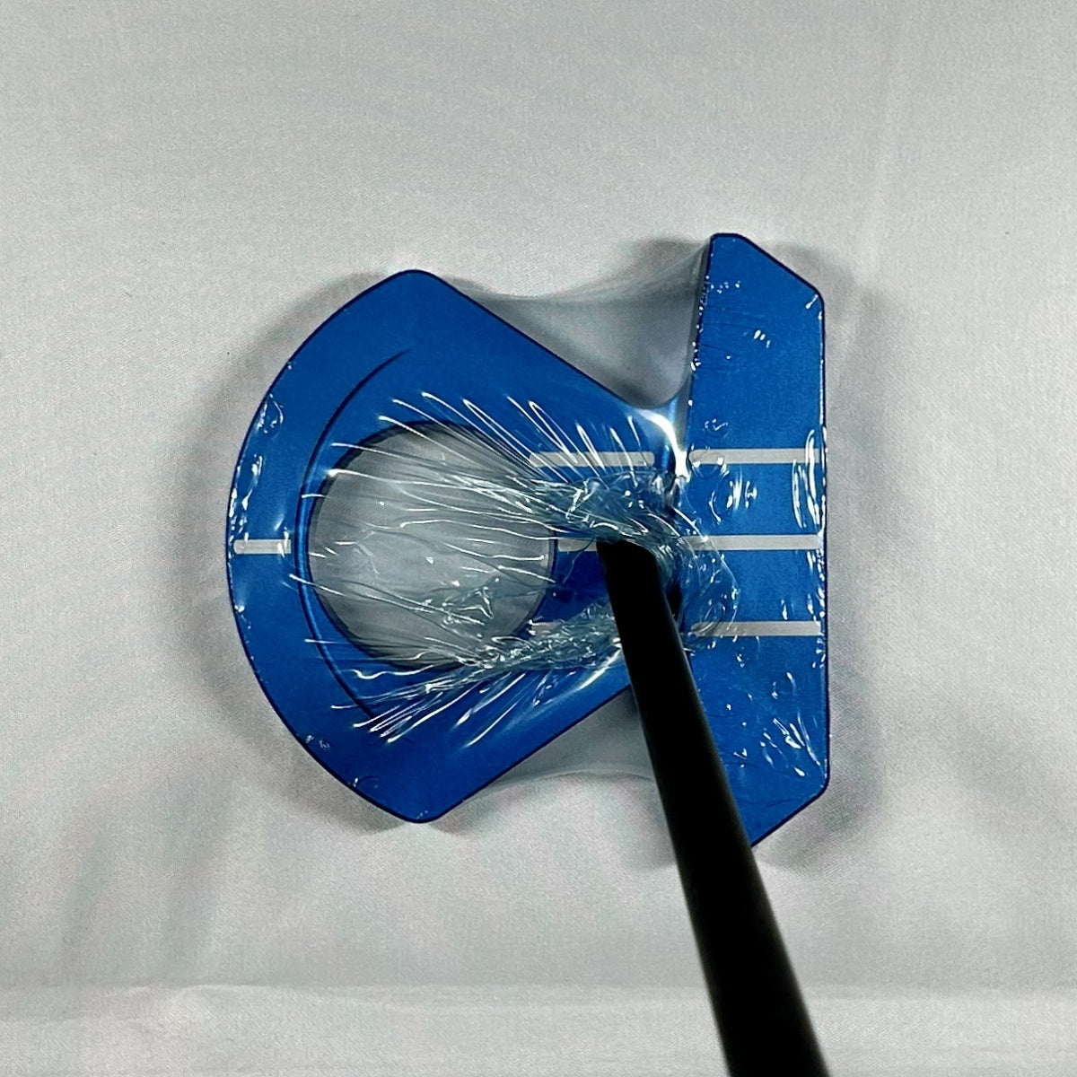 【アウトレット】DF3パター■Nランク／LH／青色ヘッド／TPTシャフト／33.5インチ／ライ角72度／PRESS PISTOL 2 Whiteグリップ／重め-9617